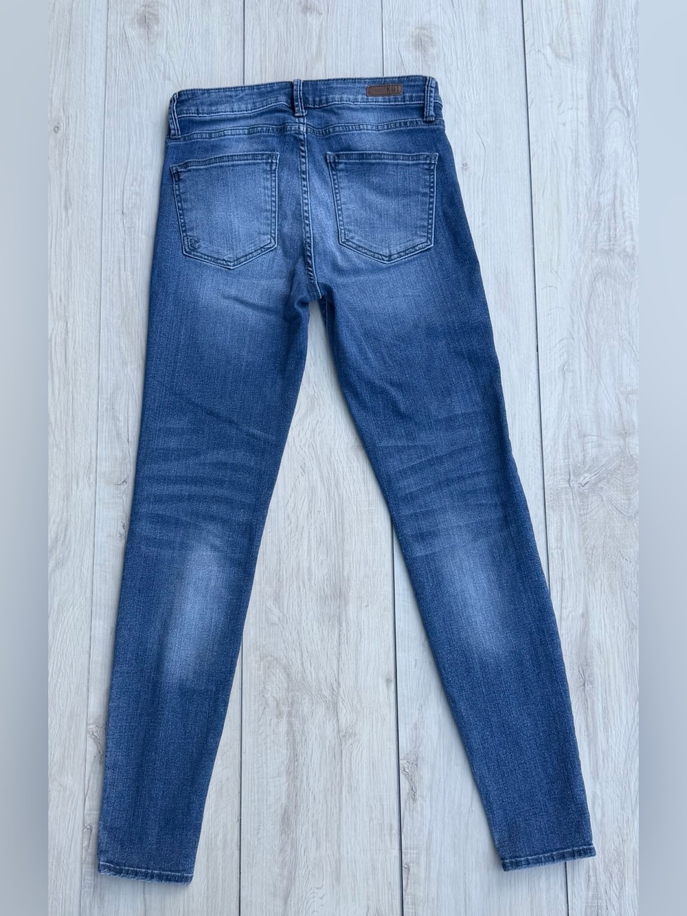Kut from the Kloth Blue High Rise Skinny Jeans 4R Minimalist Y2K Baddie Mobwife - Picture 2 of 10